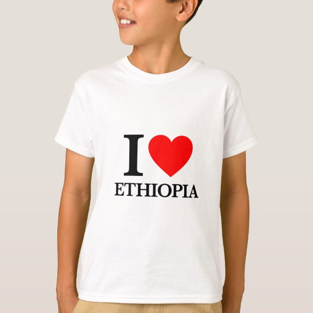 I Love Ethiopia T-Shirt (Front)