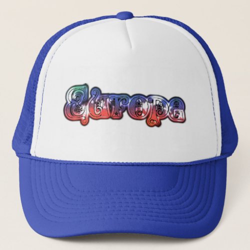I Love Europe with Compassion Trucker Hat