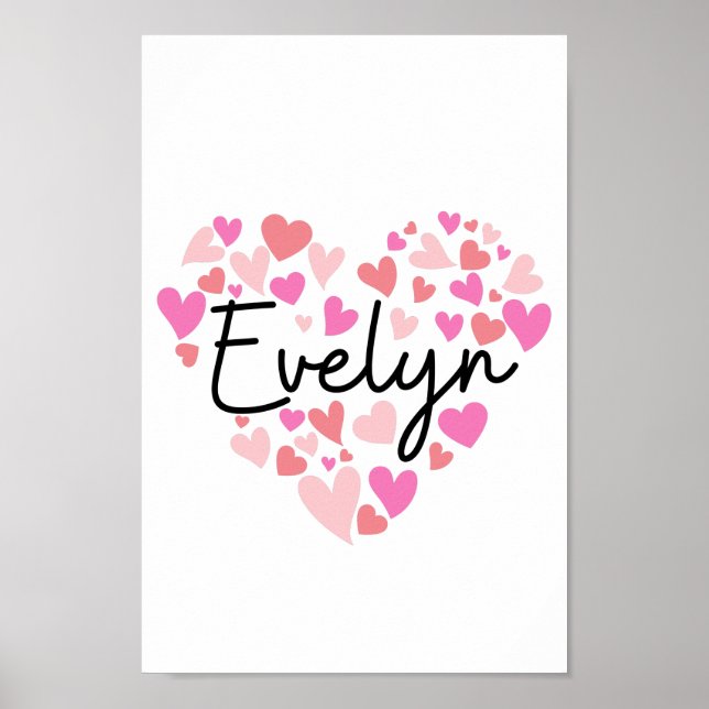 I love Evelyn Poster (Front)