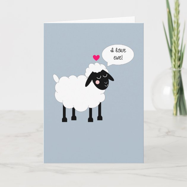 I Wool Always Love You' Anniversary Or Valentine Card By So Close