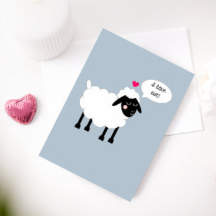 I Love Ewe Anniversary Card