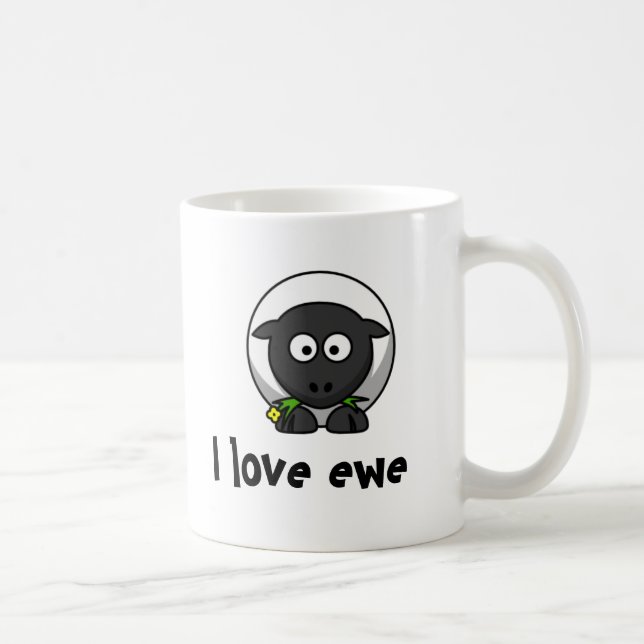 I love ewe coffee mug (Right)