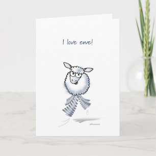 I love ewe! Happy Anniversary! Card