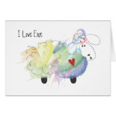 I Love Ewe (you) Sheep (Front Horizontal)