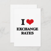 I love EXCHANGE RATES (Front/Back)