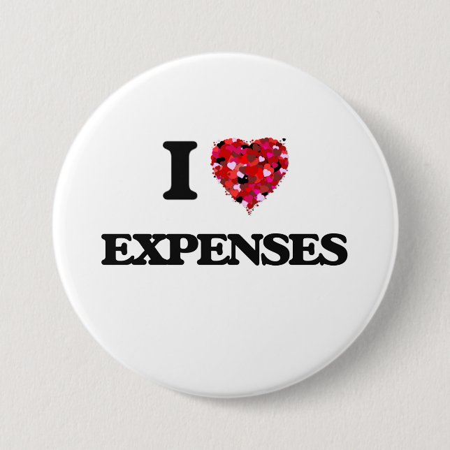 I love Expenses Button (Front)