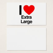 i love extra large (Front & Back)