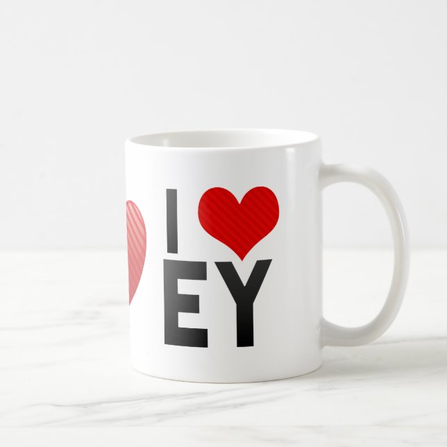 I Love EY Coffee Mug (Right)