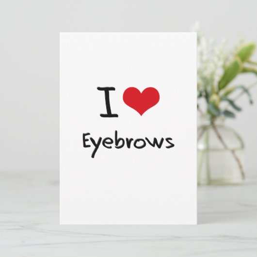 I love Eyebrows (Standing Front)