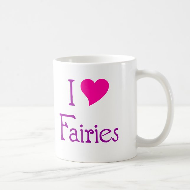 I Love Fairies Mug (Right)