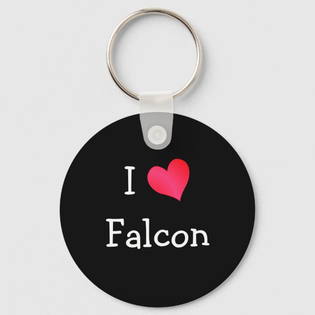 I Love Falcon Keychain (Front)
