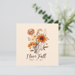 I Love Fall Most Of All