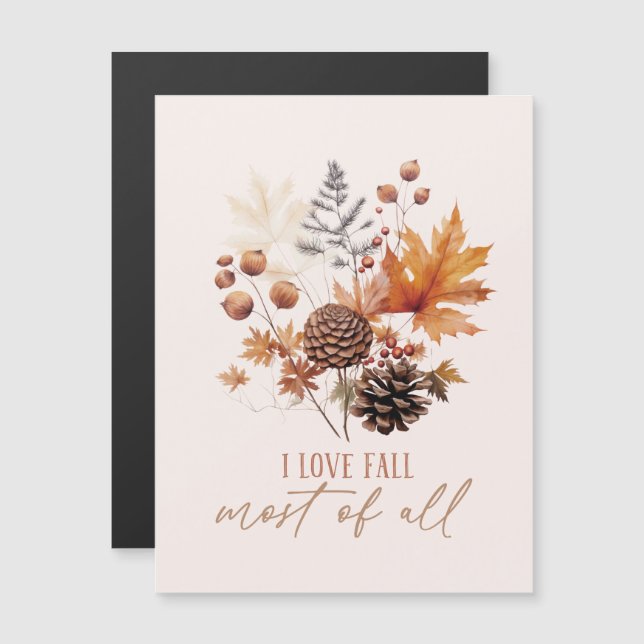 I Love Fall Most Of All Leaves Foliage (Front/Back)