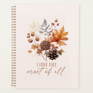 I Love Fall Most Of All Leaves Foliage Planner