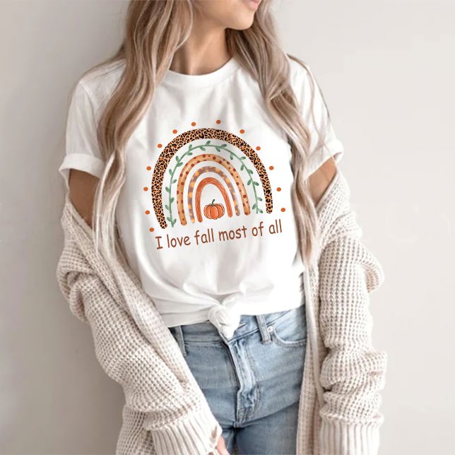 I Love Fall Most Of All Tee - For Woman (Creator Uploaded)
