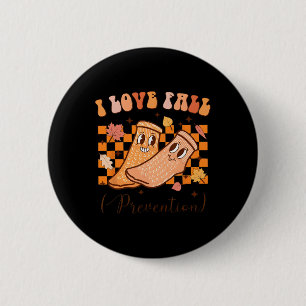 I Love Fall Prevention Fall Thanksgiving Nurse Fal Button