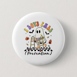 I Love Fall Prevention Thanksgiving Physical Thera Button