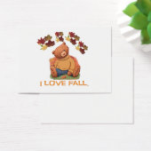 I love Fall Teddy Bear (Desk)