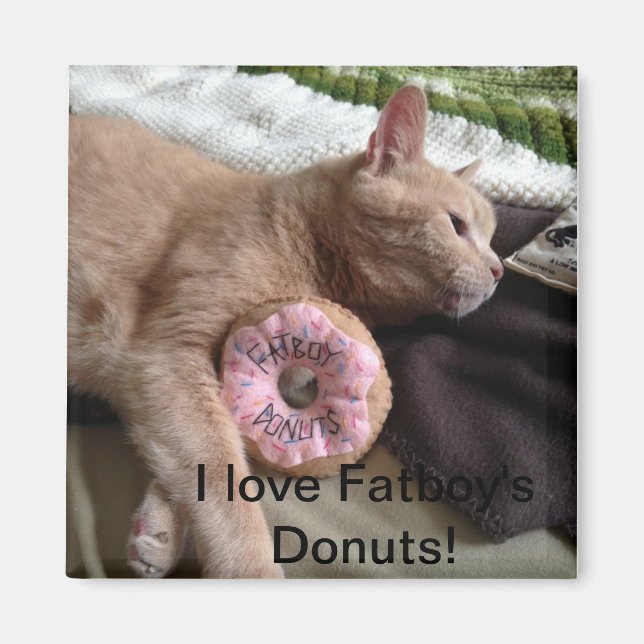 I Love Fatboy's Donuts Magnet (Front)