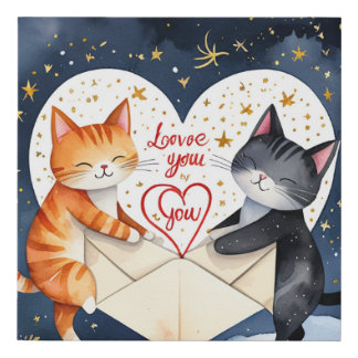 I love faux canvas print