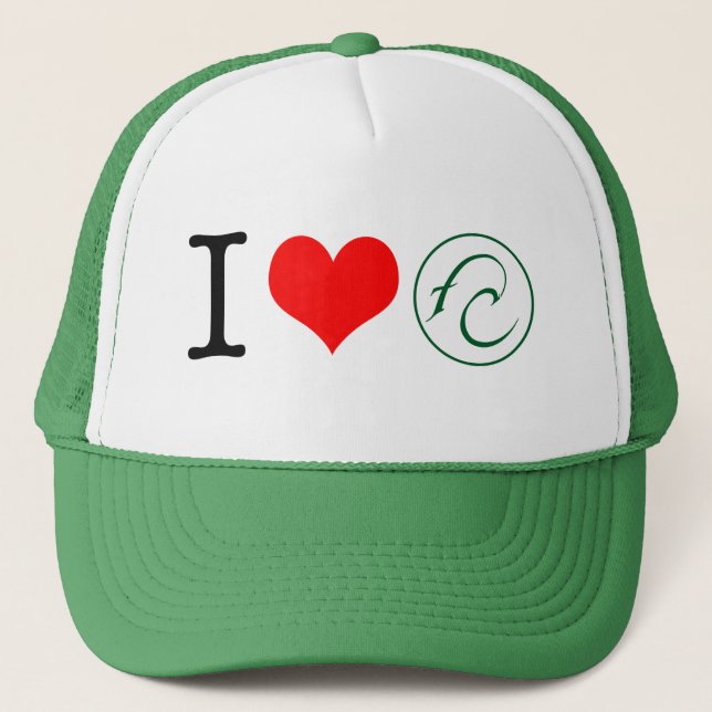 I Love FC Trucker Hat (Front)