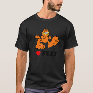 I Love Feet Cat Cute Animal Pet Owner T-Shirt