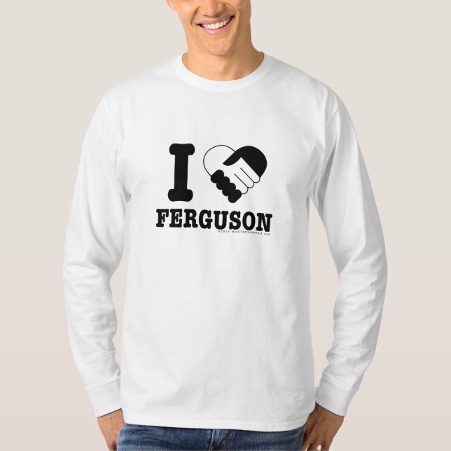 I Love Ferguson Together T-Shirt (Front)