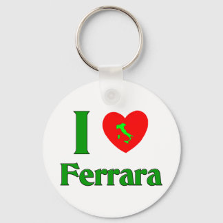 I Love Ferrara Italy Keychain