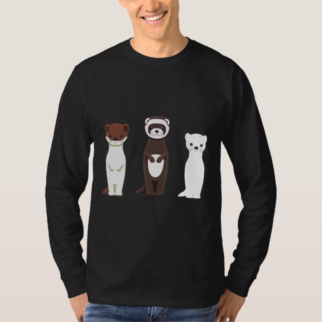 I Love Ferres  Ferrets  For Women Men Kid T-Shirt (Front)