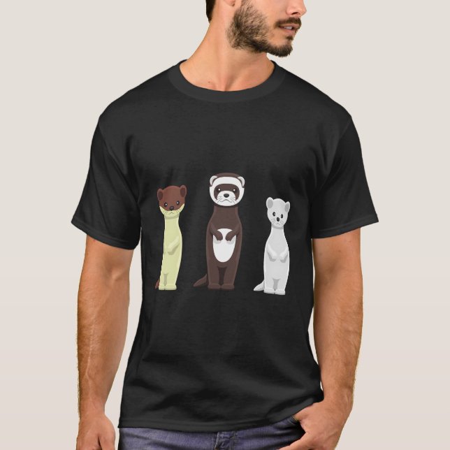 I Love Ferret Shirts Funny Ferrets Shirt For Women (Front)