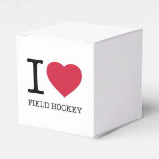 I love Field Hockey Favor Boxes