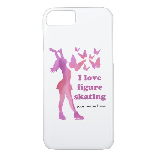 I Love Figure Skating iPhone 87 Case