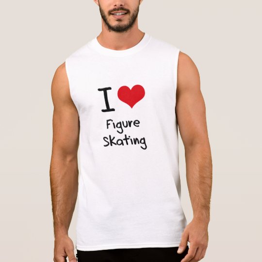 I Love Figure Skating Sleeveless Shirt