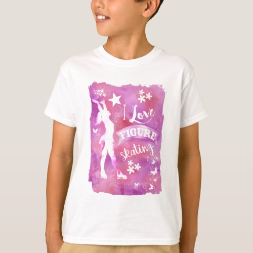 I LOVE FIGURE SKATING T_Shirt