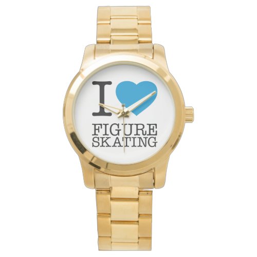 I LOVE FIGURE SKATING WATCH