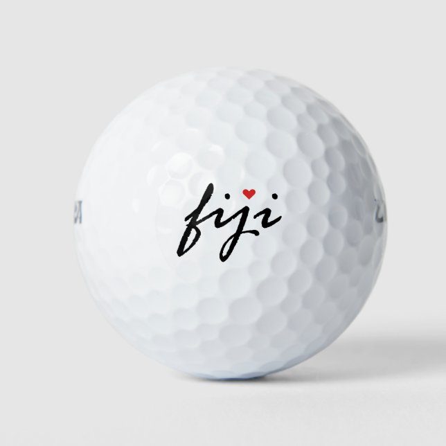 I love Fiji Golf Balls (Front)