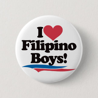 I Love Filipino Boys Button