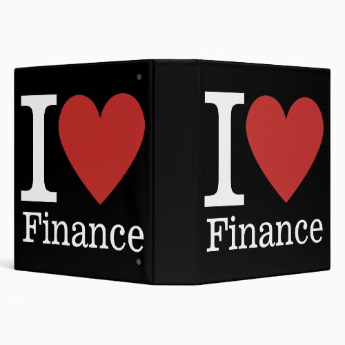 I âï Love Finance _ Finance Department _ Binder