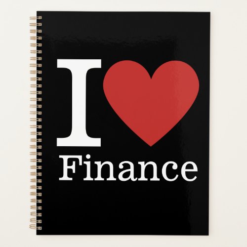 I âï Love Finance _ Finance Department _ Planner