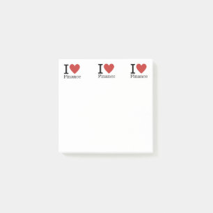 I ❤️ Love Finance - Finance Department - Post-it Notes