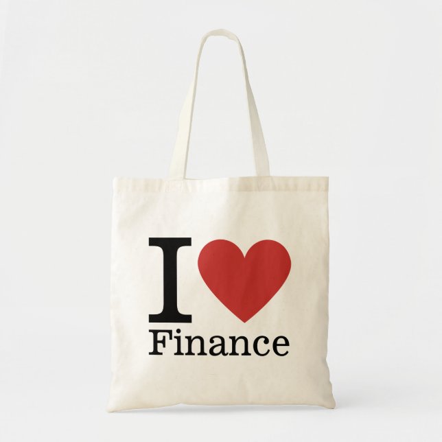 I ❤️ Love Finance - Finance Department -  Tote Bag (Front)
