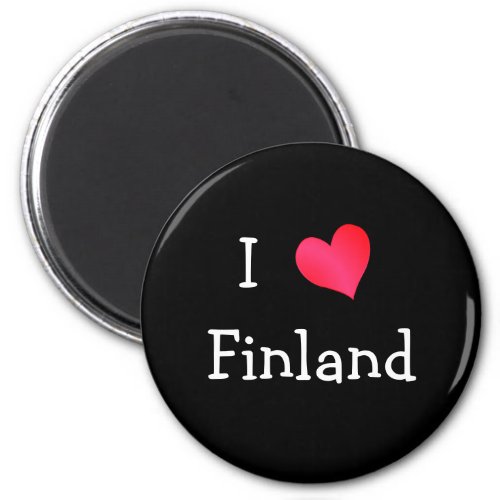 I Love Finland Magnet