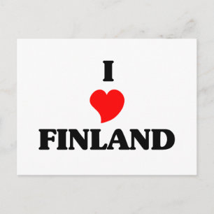 I Love Finland Postcard