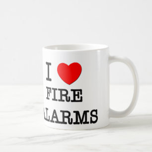 I Love Fire Alarms Coffee Mug