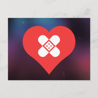 I Love First Aid Postcard