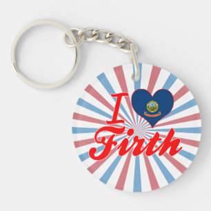 I Love Firth, Idaho Keychain