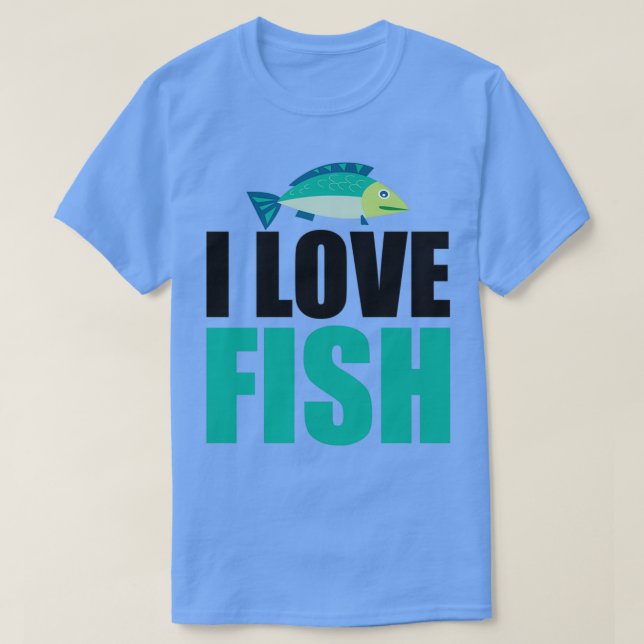 I love Fish 5 T-Shirt (Design Front)