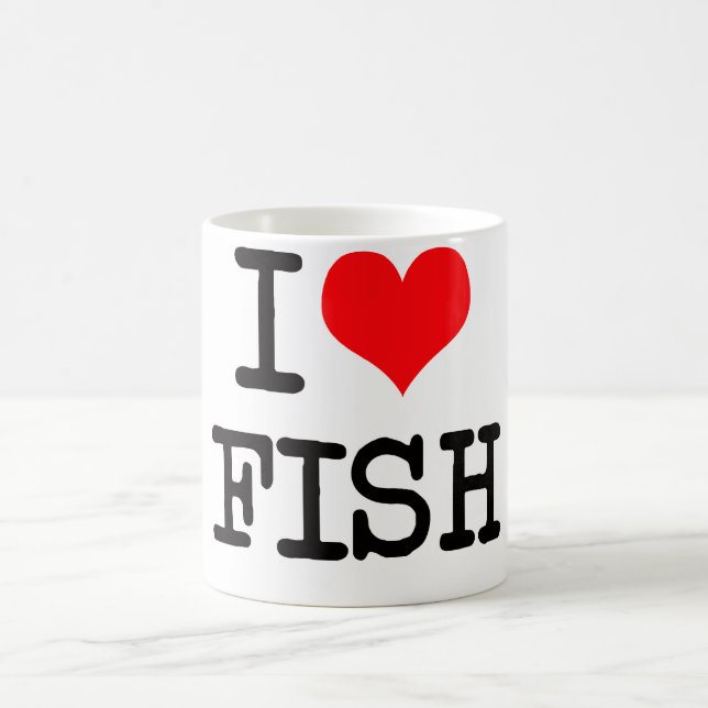 I Love Fish Mug (Center)
