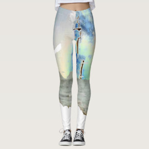 I Love Fishing In Blue Women's Leggings