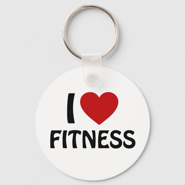 I love Fitness Keychain (Front)